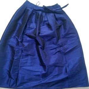 Midnight blue midi skirt (M)